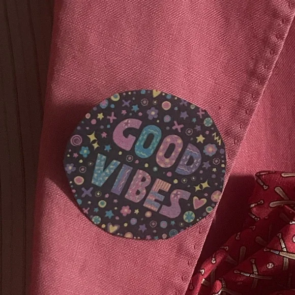 Lapel Pin (“Cool Vibes”) - Picture 1 of 4